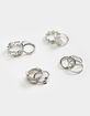 FULL TILT 7-Piece Coin, Leaf and Flower Ring Set image number 1