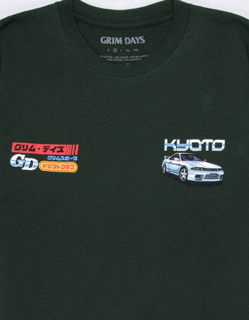 GRIM DAYS Rising Sun Mens Tee image number 3