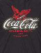 COCA-COLA Mens Rhinestone Button-Up Shirt image number 3