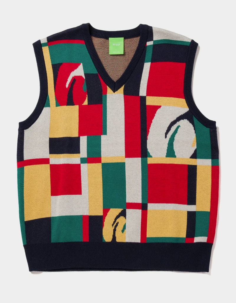 HUF Sloane Mens Sweater Vest image number 0