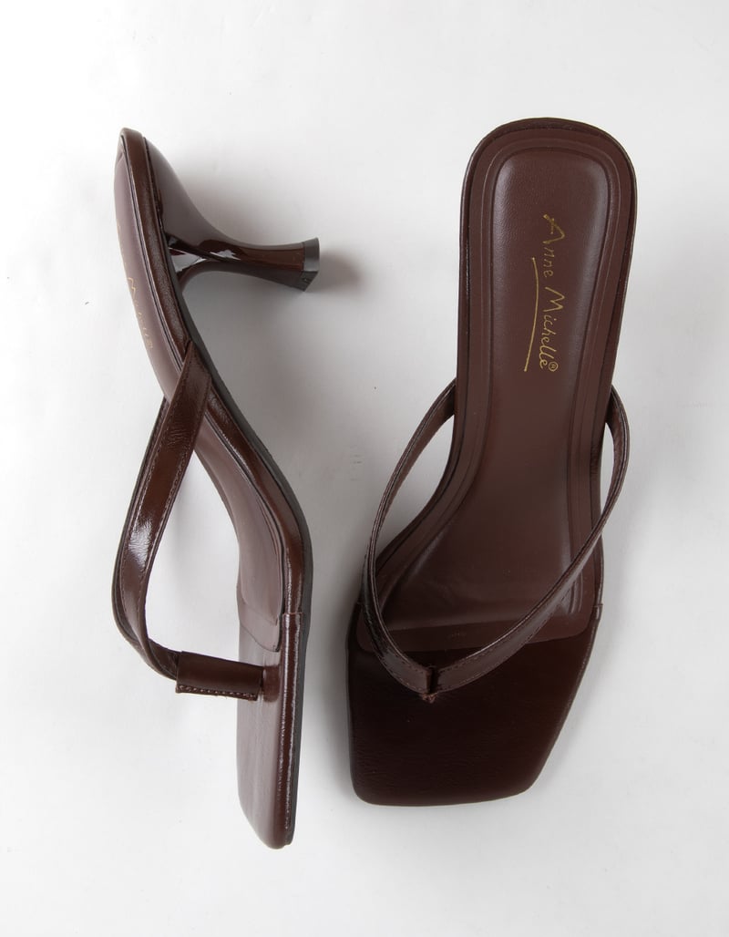 ANNE MICHELLE Align Womens Kitten Heels image number 4