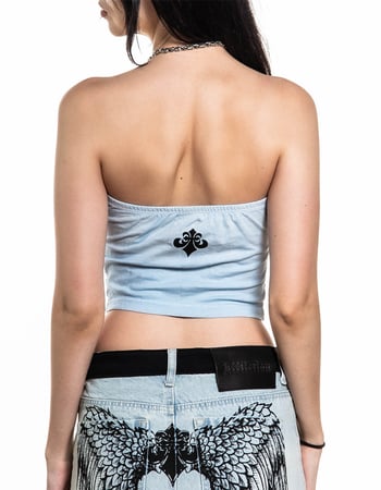 AFFLICTION Flaming Dragon Womens Tube Top Alternative Image