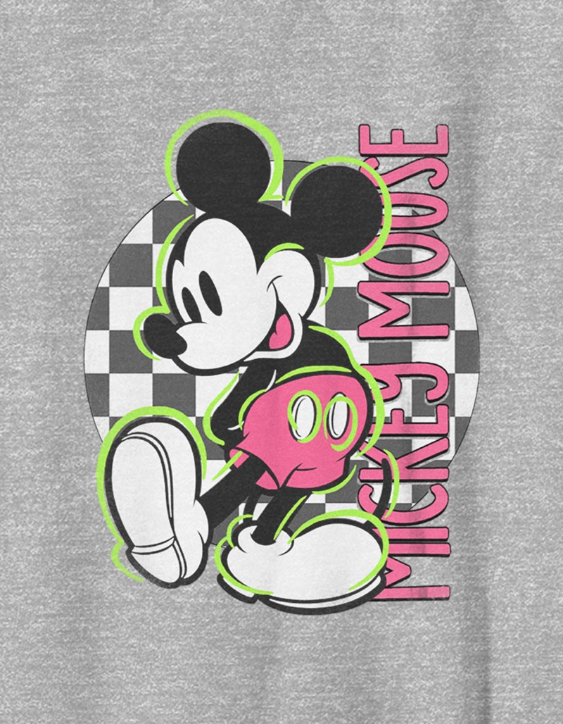 DISNEY Mickey Mouse Circle Checker Unisex Kids Tee image number 1