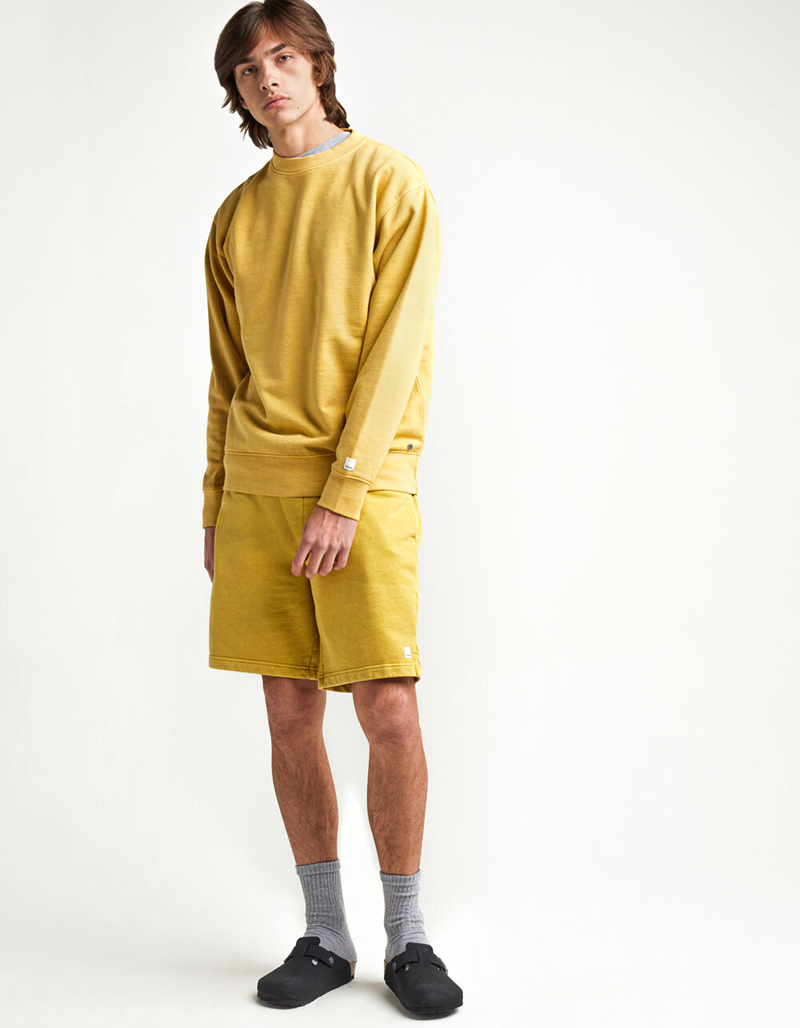 RSQ Premium Mens Pale Yellow Crewneck Sweatshirt image number 4
