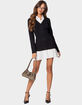 EDIKTED Two In One Collared Sweater Dress image number 2
