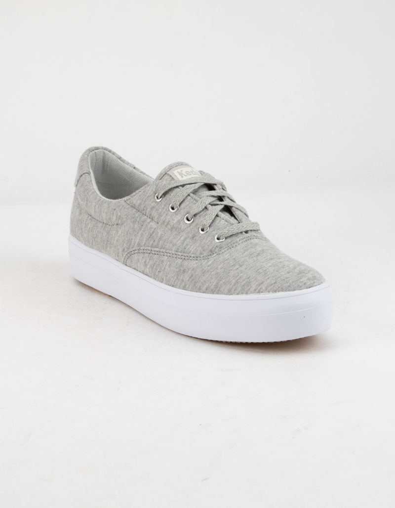 KEDS Rise Jersey Light Gray Womens Shoes image number 1