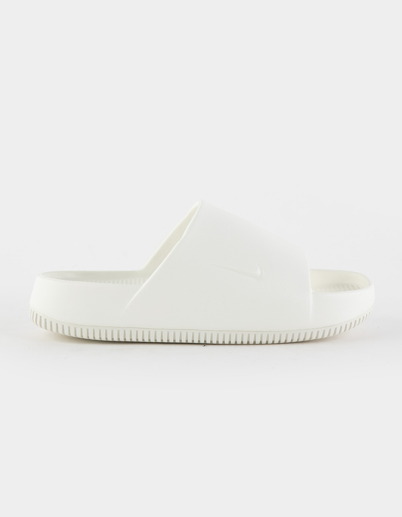 NIKE Calm Womens Slide Sandals - WHITE
