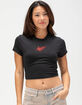 NIKE Sportswear Chill Knit Womens Crop Tee image number 1