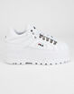 FILA Trailblazer Wedge White Womens Platform Shoes image number 2