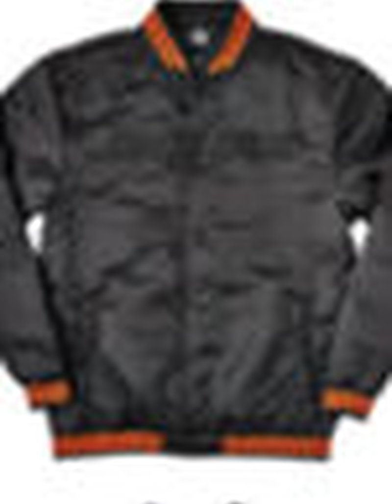SANTA CRUZ Mens Strip Stadium Jacket BLACK Tillys