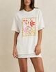 RHYTHM Wildflowers Womens Oversized Tee image number 1