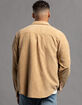 RSQ Mens Oversized Corduroy Button Up Shirt image number 6
