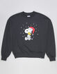 RSQ x Peanuts Snow Mens Oversized Crewneck Sweatshirt image number 2