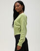 JUST POLLY Womens Banded Bottom Sweater image number 3