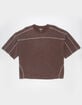 RSQ Mens Seamed Baggy Crop Tee image number 5