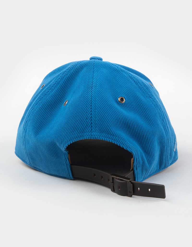 47 BRAND Los Angeles Chargers Golden Age Cord '47 Hitch Strapback Hat image number 2