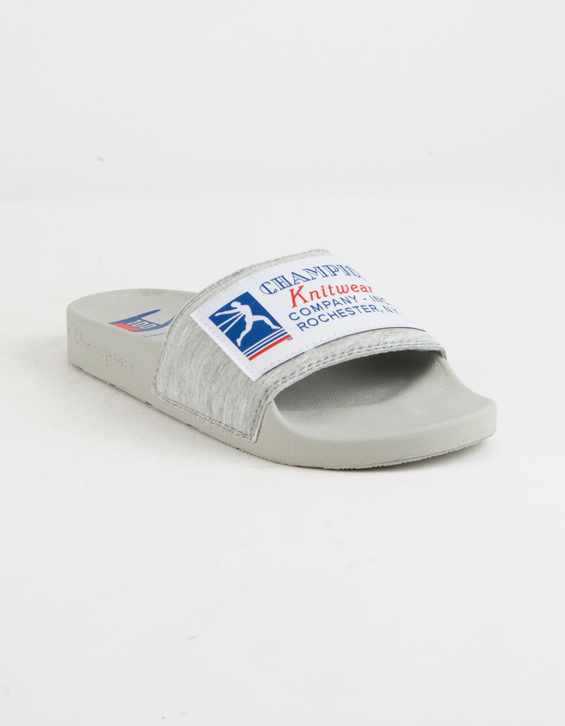 CHAMPION IPO 100 Oxford Gray Boys Slide Sandals image number 0