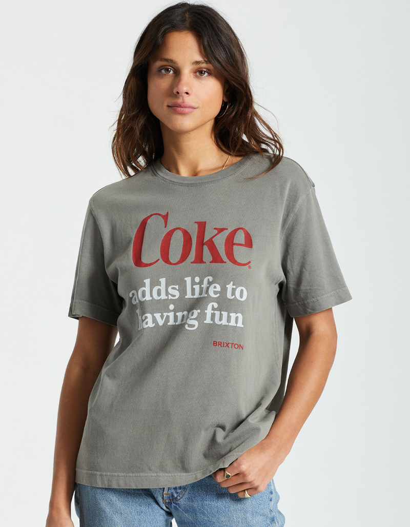BRIXTON x Coca-Cola Having Fun Womens Vintage Tee image number 0
