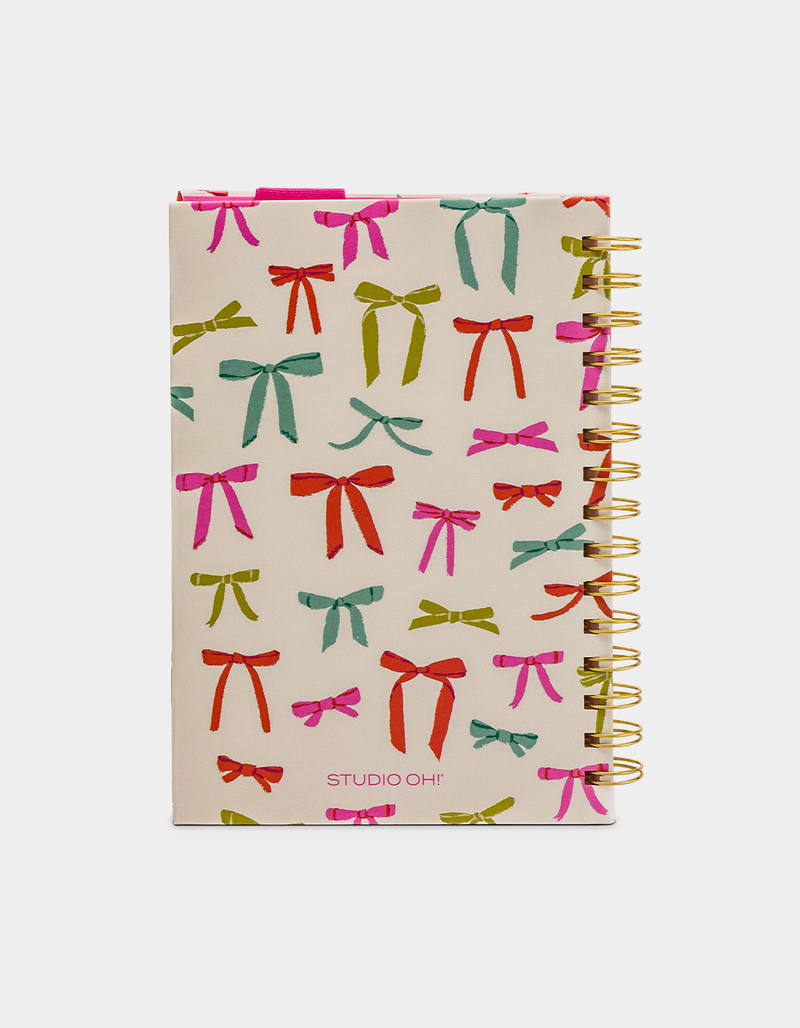 STUDIO OH! Put A Bow On It Oliver Notebook With Pen Pocket image number 2