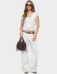 EDIKTED Malka Two Piece Tie Front Top image number 5