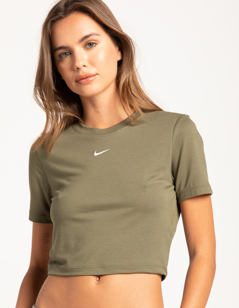 NIKE Sportswear Essential Slim Crop Womens Tee image number 0