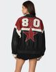 EDIKTED North Star Faux Leather Jacket image number 1