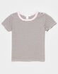 FULL TILT Essentials Girls Stripe Ringer Tee image number 1