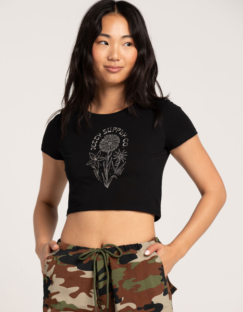 JETTY Aster Womens Fitted Baby Tee image number 0