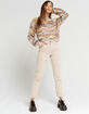 SKY AND SPARROW Marled Stripe Womens Sweater image number 4