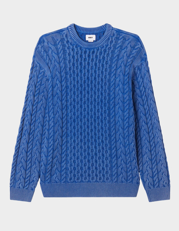 OBEY Faded Wash Mens Sweater Alternative Image