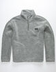 QUIKSILVER Bogong Gum Popcorn Sherpa Quarter Zip Mens Sweatshirt image number 1