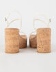 DOLCE VITA Jodie Cork Wedge Womens Heels image number 4