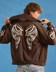 VON DUTCH Wings Mens Zip-Up Hoodie image number 4