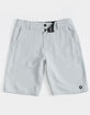 GROM Off Road Gray Boys Hybrid Shorts image number 2