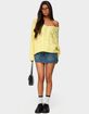 EDIKTED Inga Oversized Cable Knit Sweater image number 5