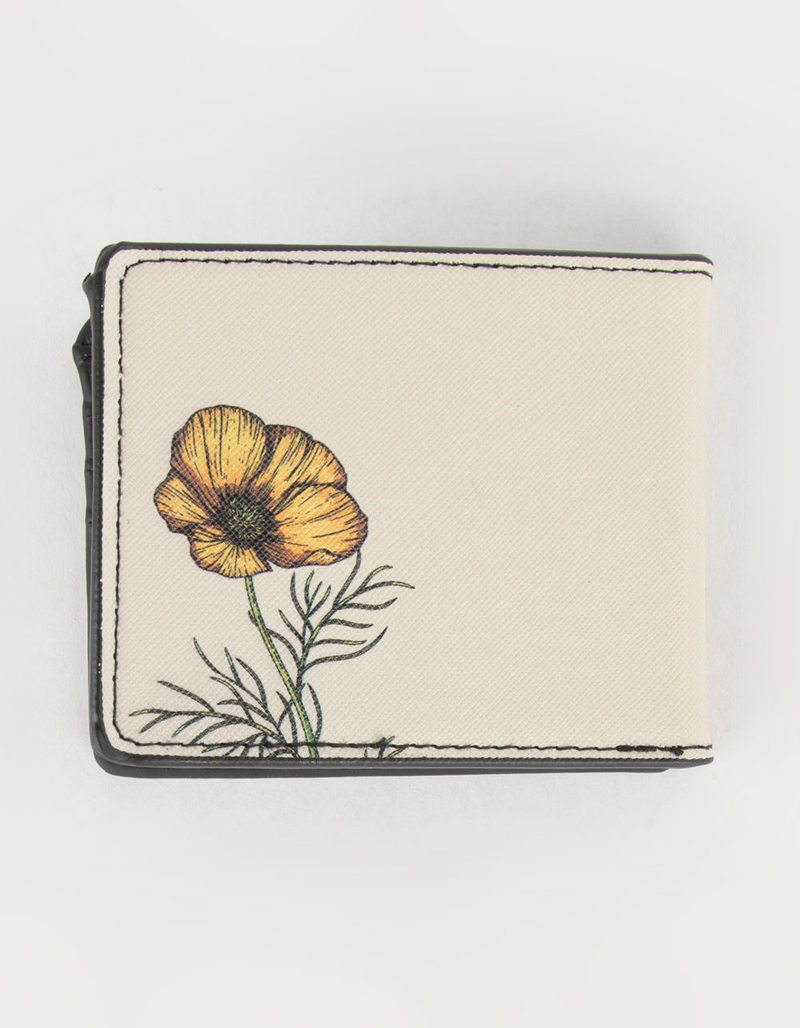 BUCKLE-DOWN California Poppy Bifold Wallet image number 1