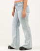 RSQ Womens High Rise Flare Jeans image number 7