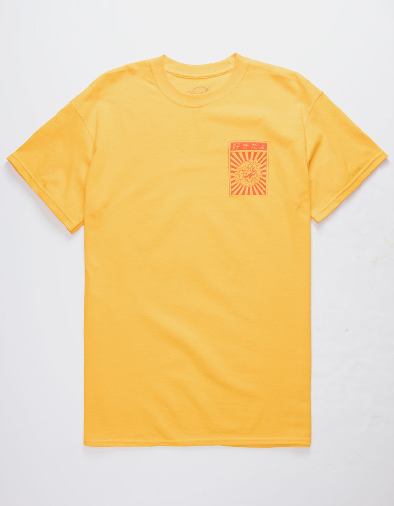 NEON RIOT Kanji Sunburst Mens T-Shirt image number 1