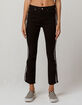 SKY AND SPARROW Side Stripe Crop Womens Flare Jeans image number 2