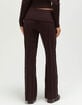 FULL TILT Cable Knit Womens Fold Over Pants image number 4