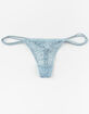 FULL TILT Touching You Dusty Blue Thong image number 1