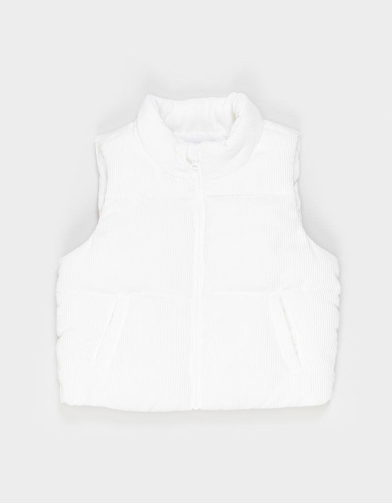 RSQ Girls Corduroy Puffer Vest image number 1