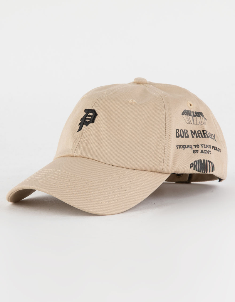 PRIMITIVE x Bob Marley Dirty P Mens Strapback Hat image number 0
