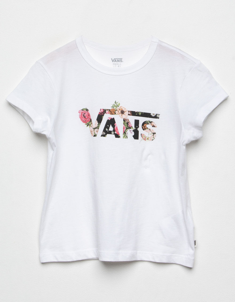 VANS Flying V Floral Girls Baby Tee image number 1