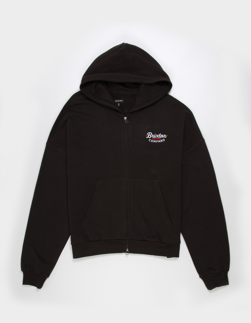 BRIXTON Banger Mens Oversized Zip-Up Hoodie image number 1