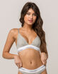 CALVIN KLEIN Gray Triangle Bralette image number 1