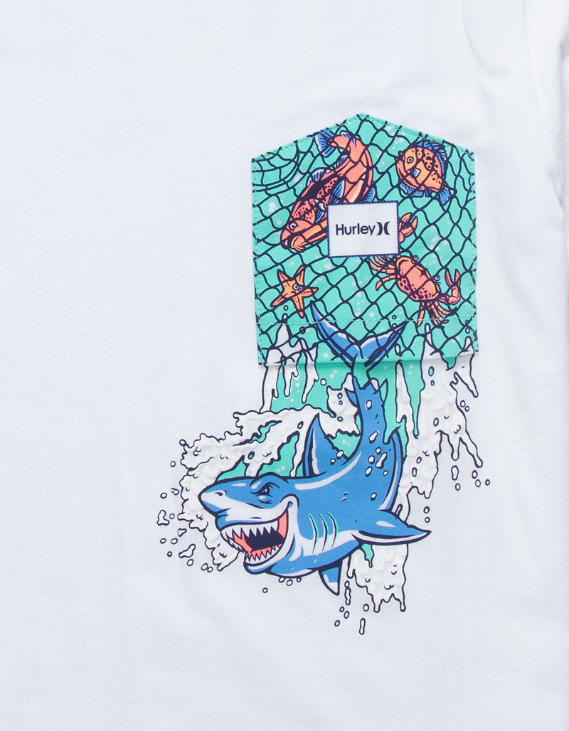 HURLEY Shark Boys Pocket Tee image number 1