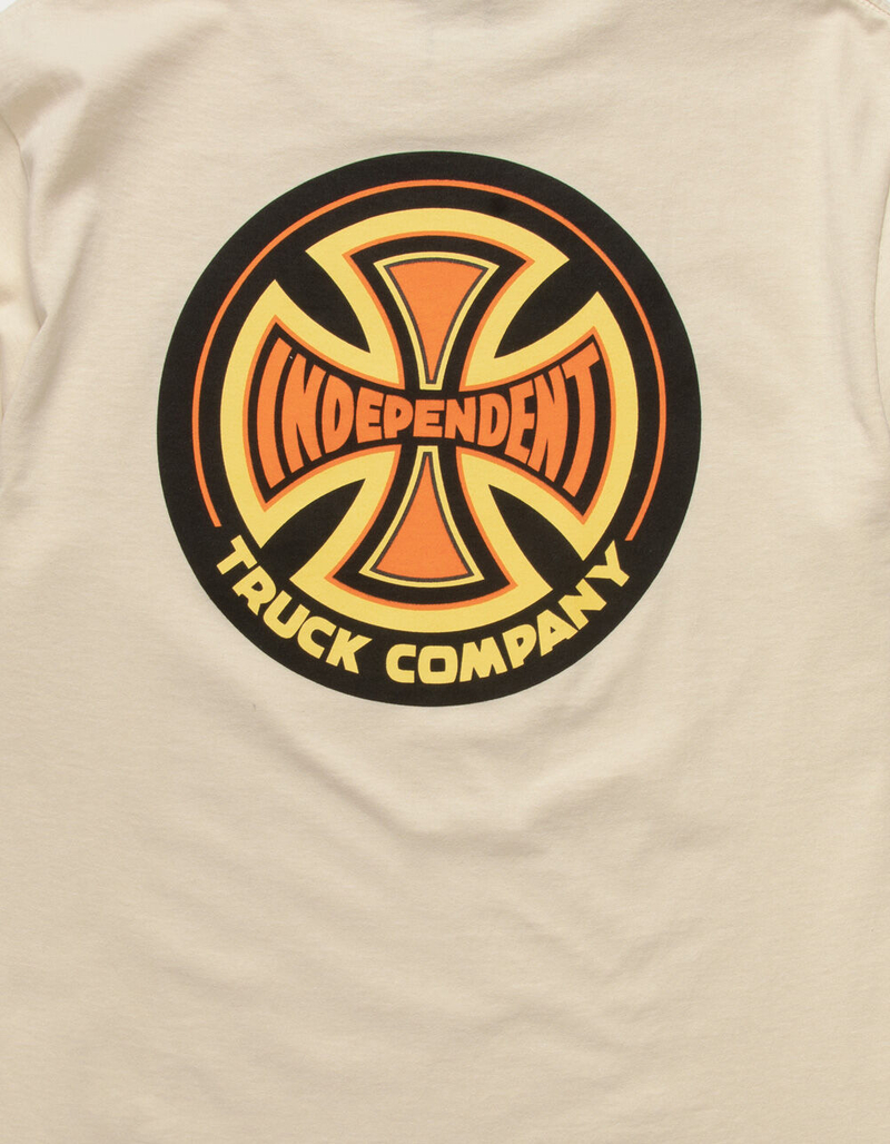 INDEPENDENT 78 Cross Mens Cream T-Shirt image number 2