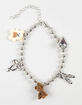 FULL TILT Bear/Bow/Ballet Charm Bracelet image number 1