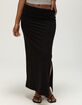 TILLYS Womens Fold Over Maxi Skirt image number 2